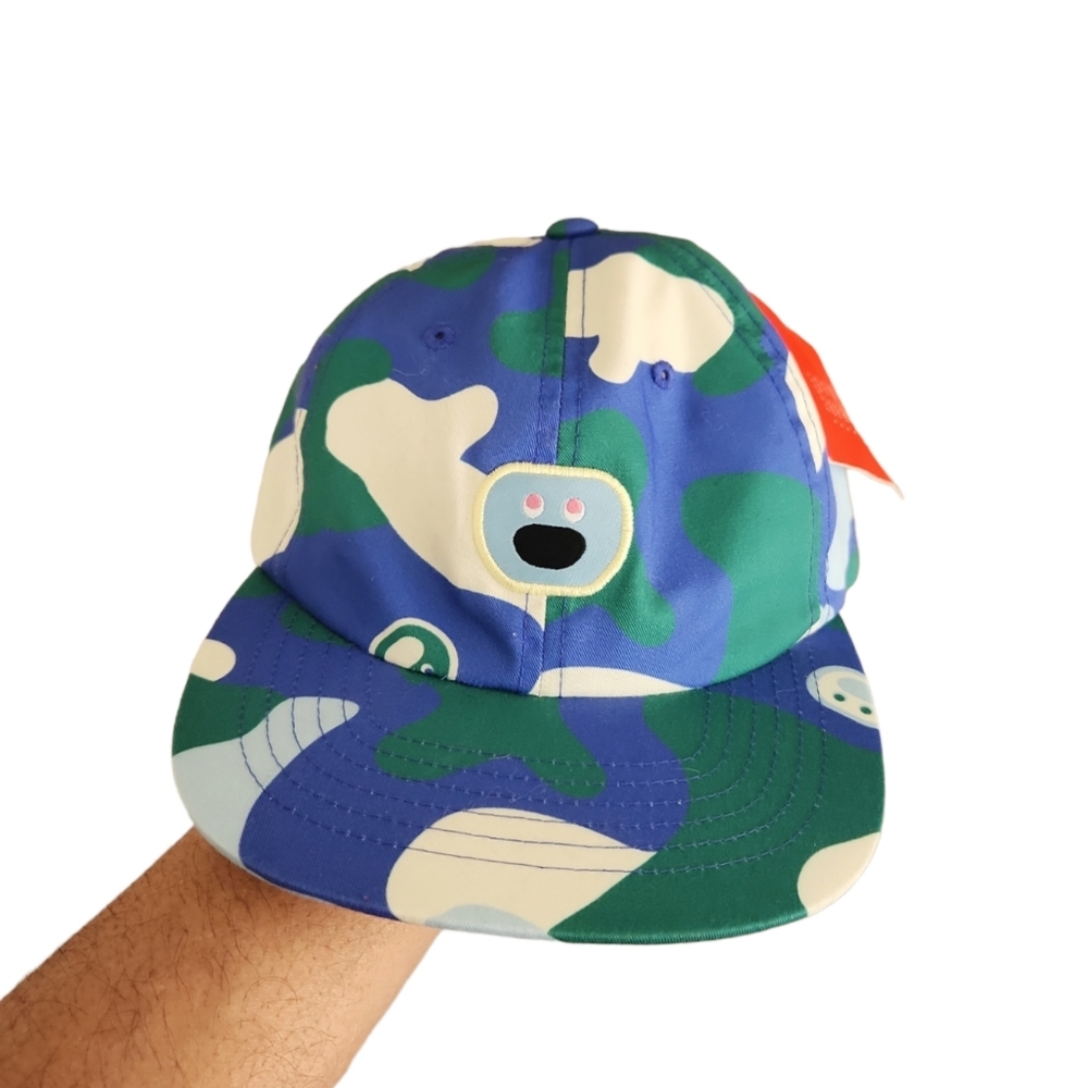 Rare Ice Cream Melting Polo Camo multicolor adjustable hat Sample New with Tags - Picture 4 of 11